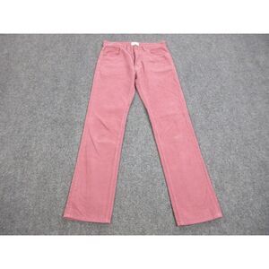 Sid Mashburn Pants Mens 31 Pink Corduroy Slim‎ Preppy Straight Button Fly 31X32